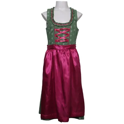 Dirndl (Grön, Rosa, Vit) från Ramona Lippert Bomull, Polyester