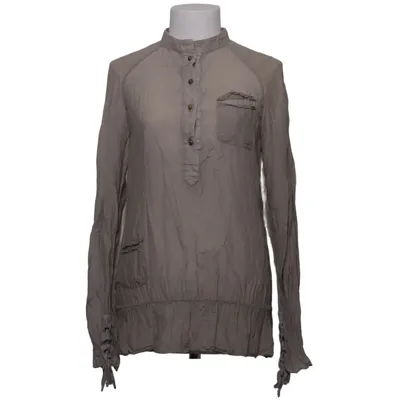 Blouse (Beige) van Kosmika Katoen, Zijde