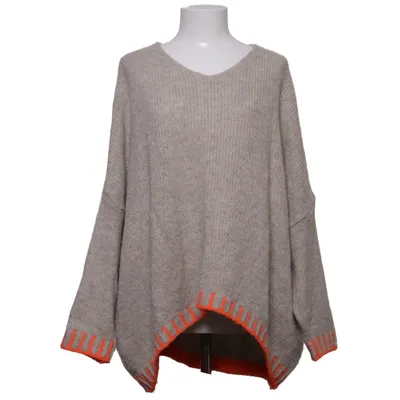 Pull-over (Beige, Orange) de Sweet Lover Acrylique, Polyester, Viscose, Laine