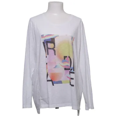 T-shirt à manches longues (Blanc, Multicolore) de Gina Laura Polyester, Viscose
