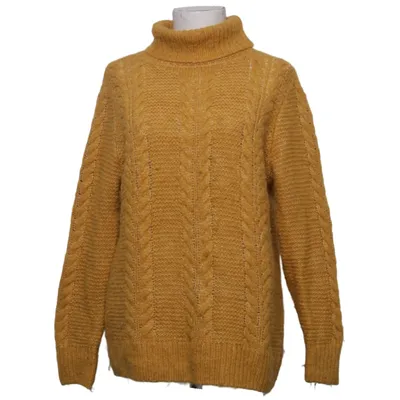 Pul à col roulé (Jaune) de Multiblu Acrylique, Polyamide, Polyester, Laine