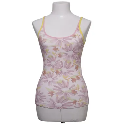 Tanktop  (Pink, Gul, Flerfarvet) fra Marc Cain Sports Bomuld, Elastan