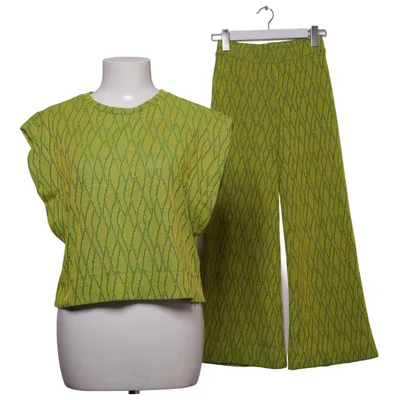 Ensemble (Vert, Jaune) de Zara Élasthane, Polyester, Viscose
