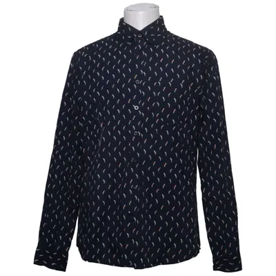 Shirt (Blue, Multicolored) from Dressmann Cotton, Elastane