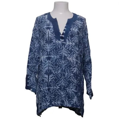 Blus (Blå, Vit) från Oriental Vintage
