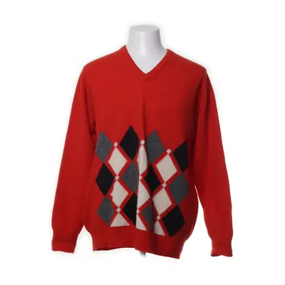 Pullover (Röd, Svart, Vit, Grå) från Pringle Ull