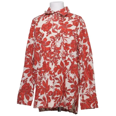 Skjorta (Röd, Vit, Flerfärgad) från Indiska Bomull