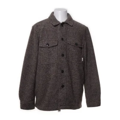 Överskjorta (Brun) från Lindbergh Polyester, Ull