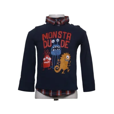 Lange mouwen shirt (Blauw, Rood, Meerkleurig) van Palomino by C&A Katoen