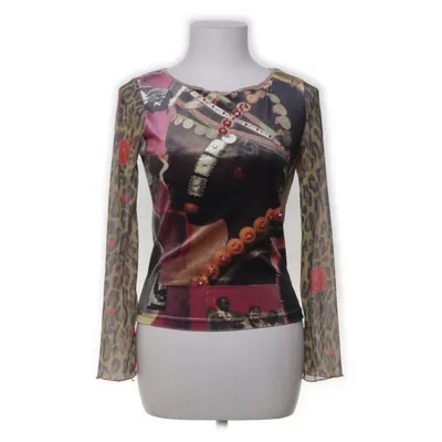 Blouse (Yellow, Multicolored) from Mille K Polyester