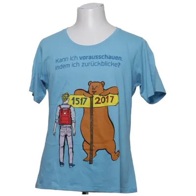 T-shirt (Blå, Flerfarvet) fra James & Nicholson Bomuld