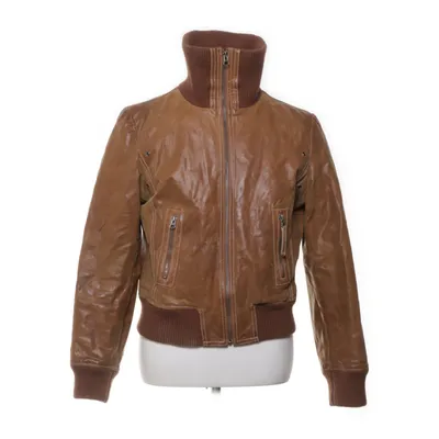 Leather jacket (Brown) from Kaos by Auluna