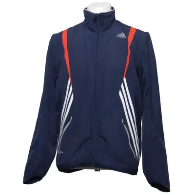 Træningsjakke (Blå, Hvid, Rød) fra Adidas Polyester