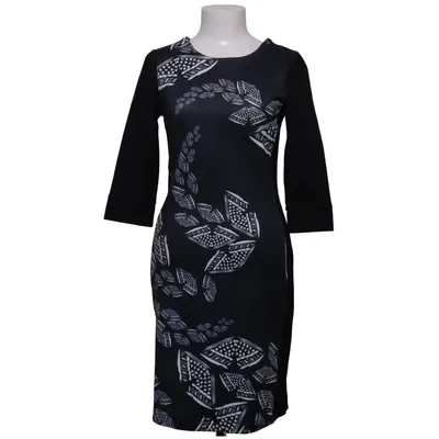 Dress (Black, White) from Million X Cotton, Elastane, Polyester