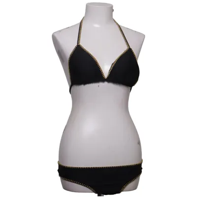 Bikini (Noir, Or) de Luli Fama Élasthane, Polyamide