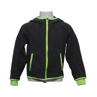 Fleece jacket (Gray, Yellow) from H&M Sport Polyester