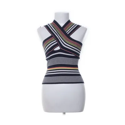 Crop top (Blå, Flerfärgad) från Zara Knit