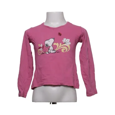 T-shirt à manches longues (Rose) de Snoopy Coton