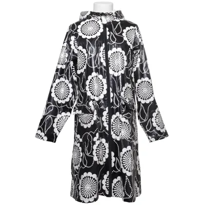 Manteau imperméable (Noir, Blanc) de Nanso Polyester, Polyuréthane