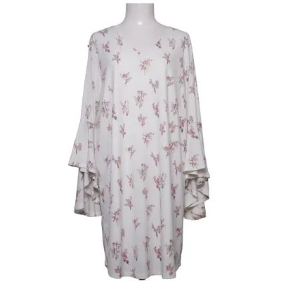 Kjole (Hvid, Flerfarvet) fra Bodyflirt Elastan, Polyester