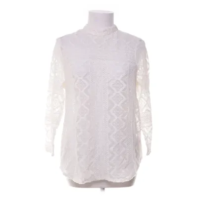 Bluse (Hvid) fra Lindex Polyamid, Bomuld