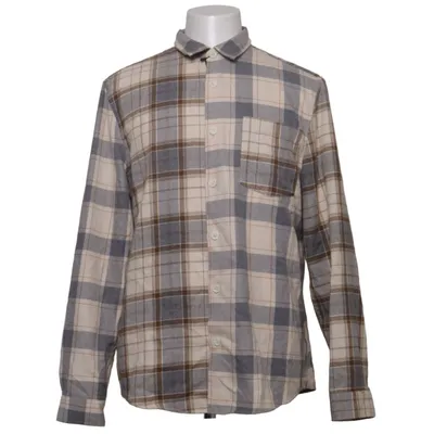 Flannel shirt (Beige, Gray, Brown) from River Island Polyester, Viscose