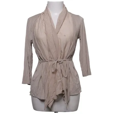 Wrap cardigan (Beige) from Bellissima Cotton, Elastane, Silk, Viscose