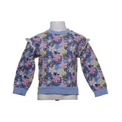 Sweatshirt (Blauw, Meerkleurig) van Lamino Katoen, Elastaan