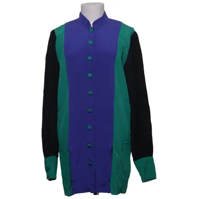 Bluse (Blå, Grøn, Sort) fra ESMODELL Silke
