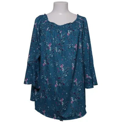 Bluse (Blå, Flerfarvet) fra Kirsten Krog Design Elastan, Polyester