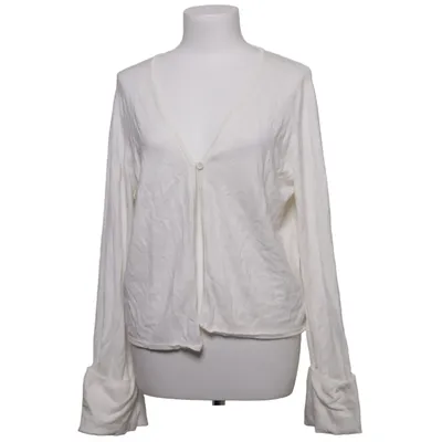 Cardigan (Wit) van Gina Tricot Polyamide, Viscose