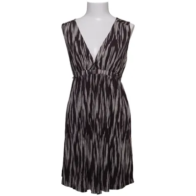 Dress (Brown, White) from French Connection Silk, Wool