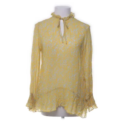 Strikblouse (Geel, Grijs) van Second Female