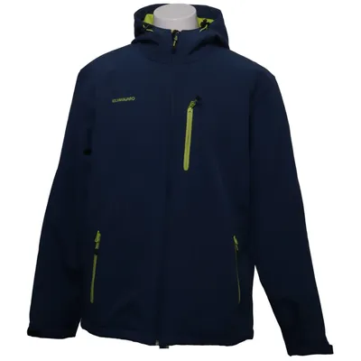 Softshell jacket (Blauw, Geel) van Kilimanjaro Elastaan, Polyester