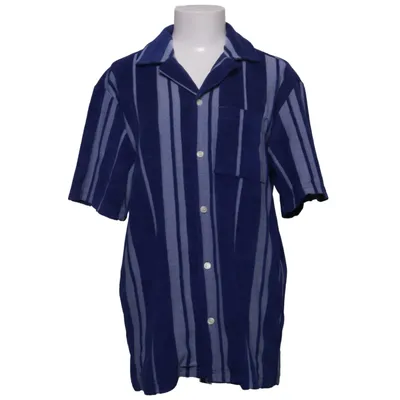 Kortärmad skjorta (Blå) från H&M Man Bomull, Polyester