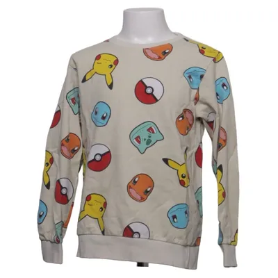 Collegetröja (Beige, Flerfärgad) från Pokémon Bomull