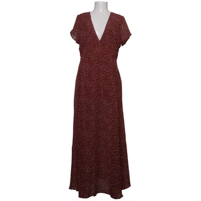 Maxi jurk (Rood, Wit) van Floryday