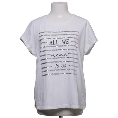 T-shirt (Vit, Silverfärgad) från Amy by Amy Vermont
