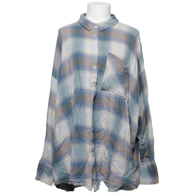 Flanellskjorta (Blå, Brun, Vit, Flerfärgad) från Primark Bomull, Viskos