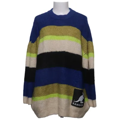 Pull-over (Bleu, Multicolore) de Kangol x H&M Acrylique, Élasthane, Polyester, Laine