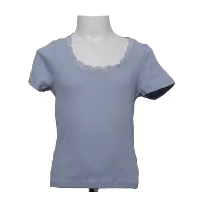 Haut (Bleu) de H&M Coton, Élasthane