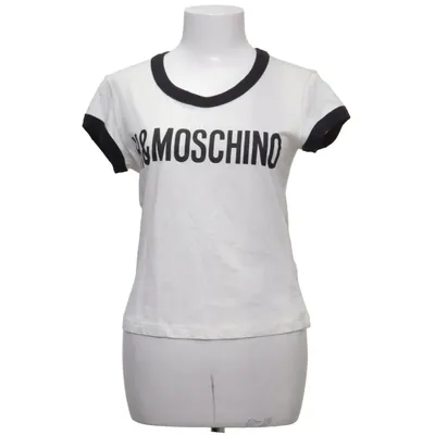 T-shirt (Hvid) fra H&M x Moschino Bomuld