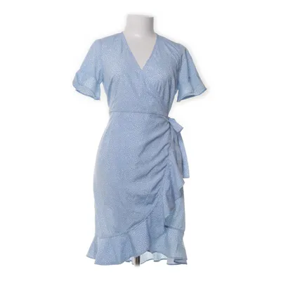 Slå-om-kjole (Blå, Hvid) fra Vero Moda Genanvendt polyester