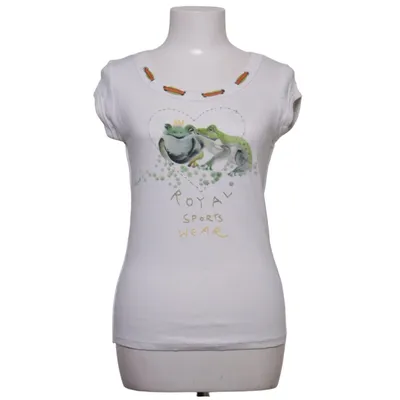 T-shirt (Blanc, Vert, Multicolore) de Marc Cain Sports Coton, Élasthane