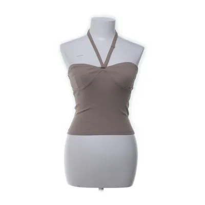 Halterneck top (Brun) fra Gina Tricot