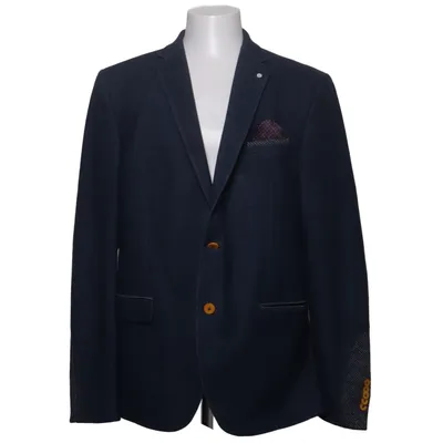 Blazer (Blauw) van Stones Katoen, Elastaan, Polyester