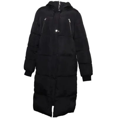 Manteau d'hiver (Noir) de Magasin Élasthane, Polyester