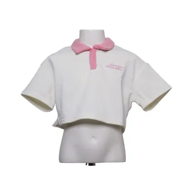 Polo shirt (White, Pink) from Sumwon Polyester