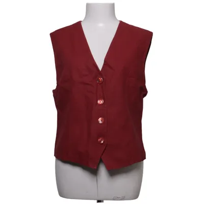 Kostuumgilet (Rood) van Renata Gibaldi Katoen, Linnen
