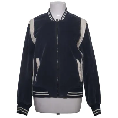 Collegejacka (Blå, Vit) från American Eagle Outfitters Bomull, Elastan, Polyester